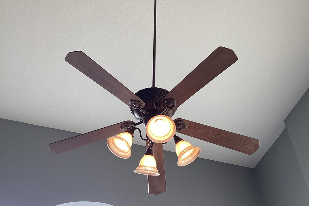ceiling fan or hvac
